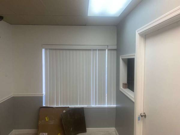 Interior renovation with fresh two-tone painting and refreshed living space